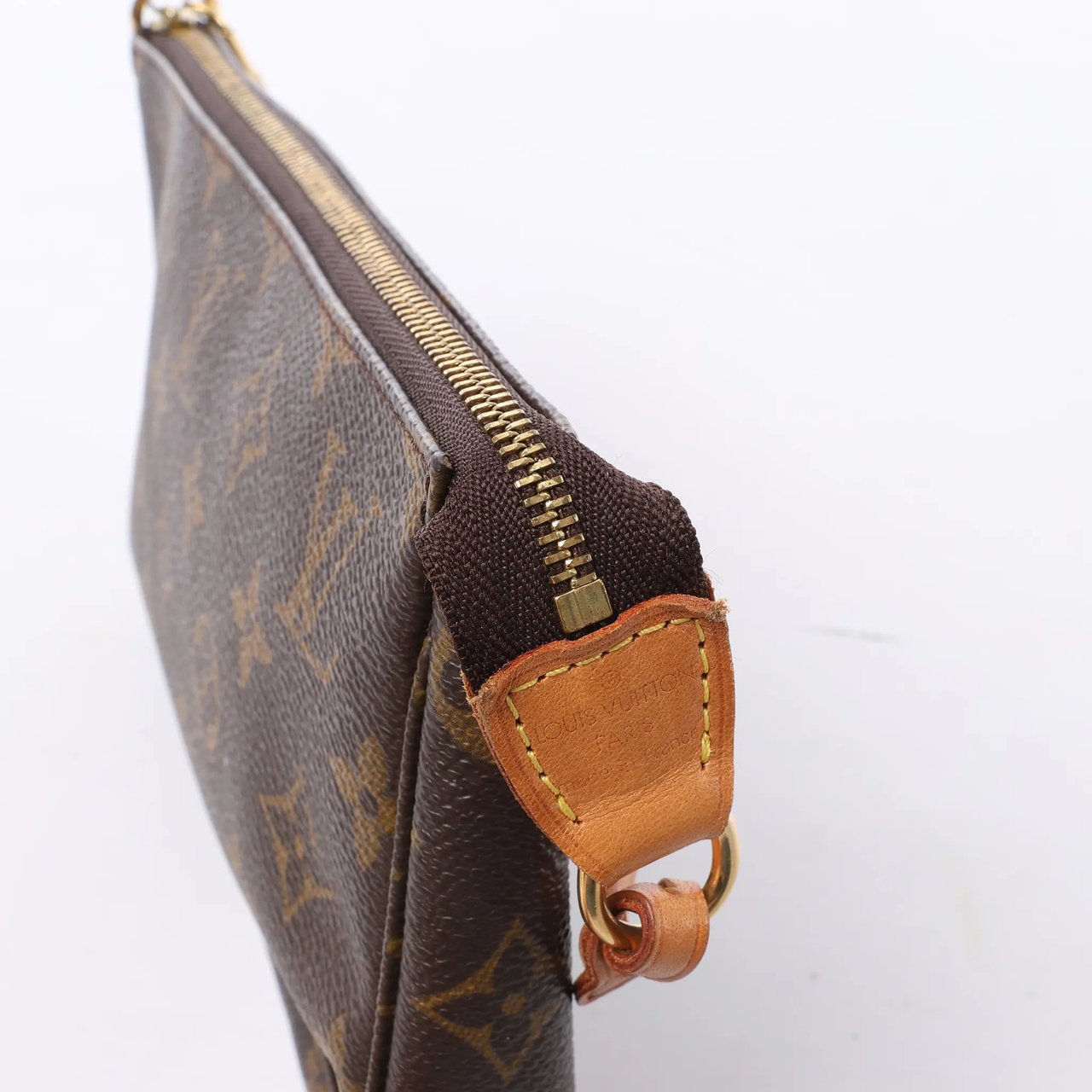 Louis Vuitton Pochette Accessoir Monogram Canvas Handbag in Brown M51980 Bruin