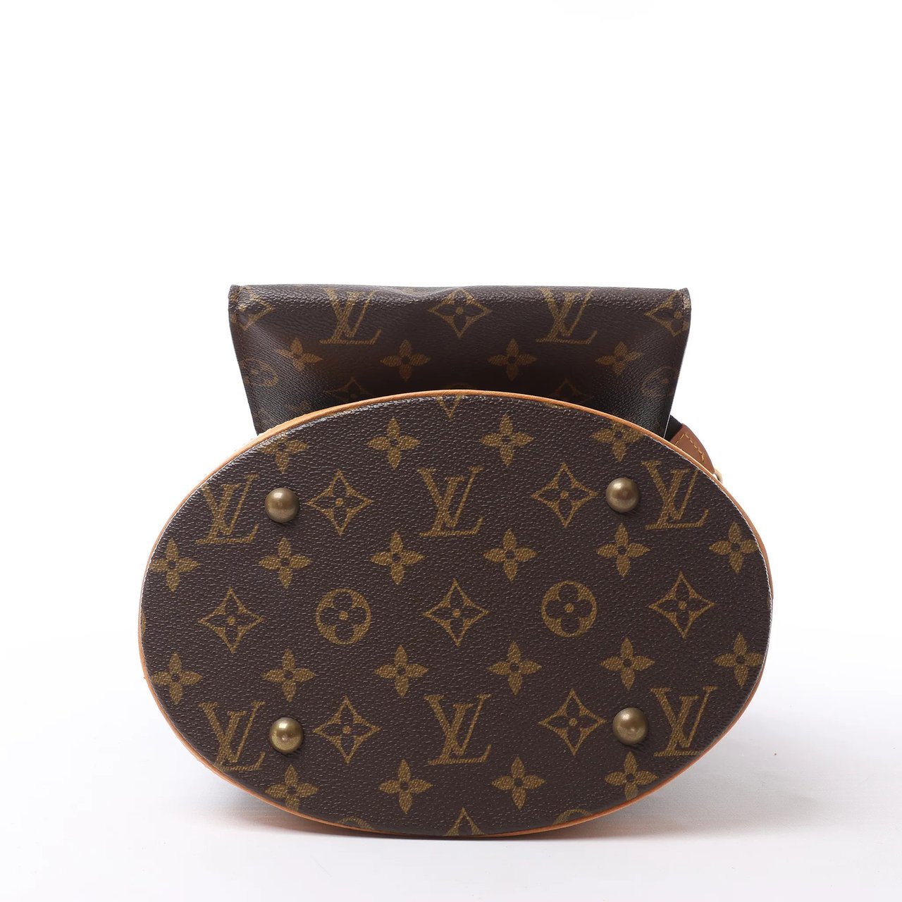 Louis Vuitton Bucket PM Monogram Canvas Shoulder Bag in Brown M42238 Bruin