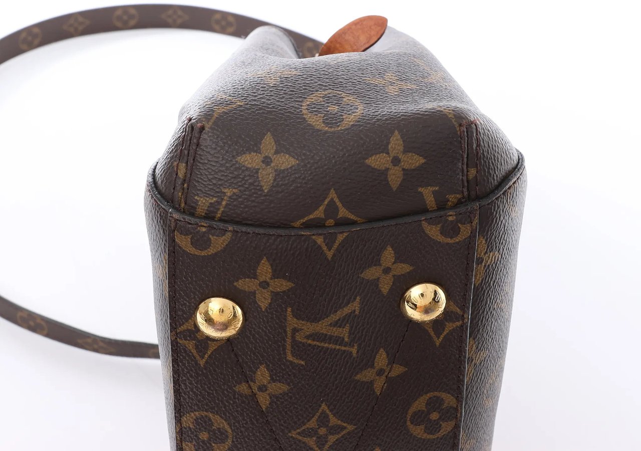 Louis Vuitton Montaigne BB Monogram Canvas 2Way Handbag in Brown M41055 Bruin