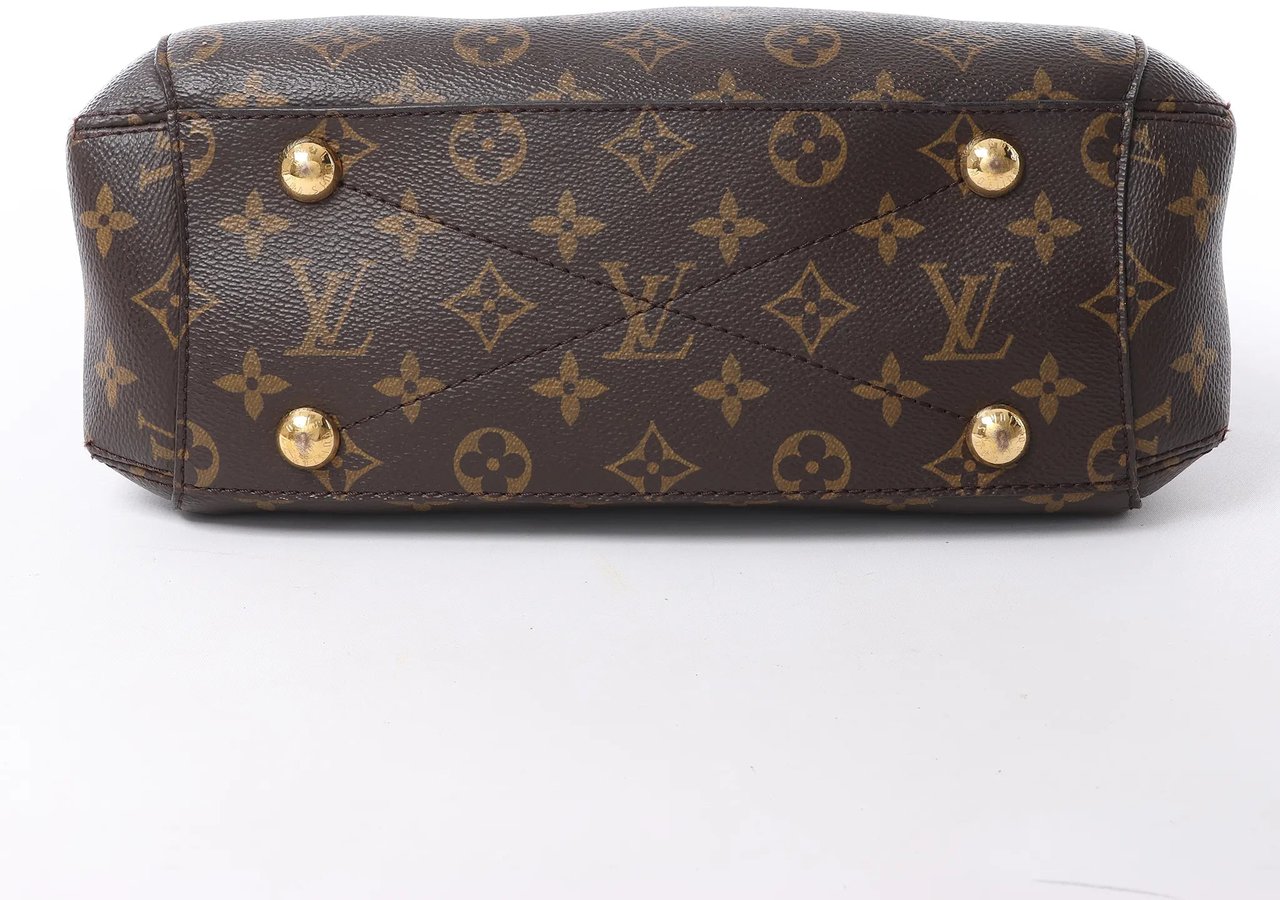 Louis Vuitton Montaigne BB Monogram Canvas 2Way Handbag in Brown M41055 Bruin