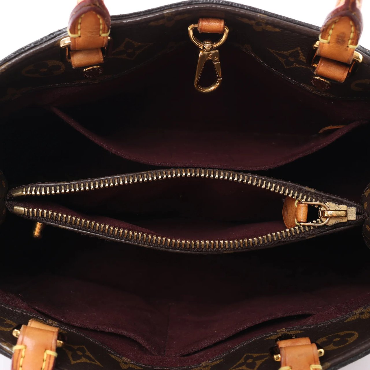 Louis Vuitton Montaigne BB Monogram Canvas 2Way Handbag in Brown M41055 Bruin
