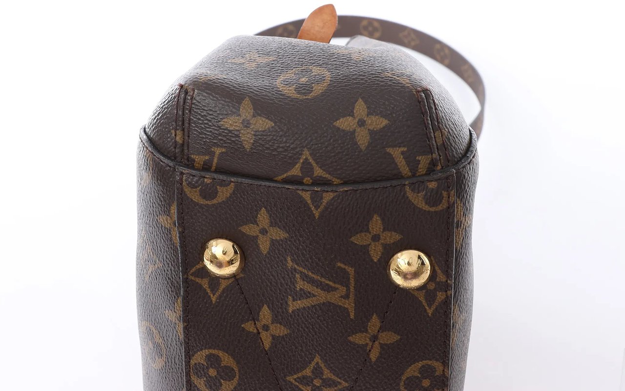 Louis Vuitton Montaigne BB Monogram Canvas 2Way Handbag in Brown M41055 Bruin