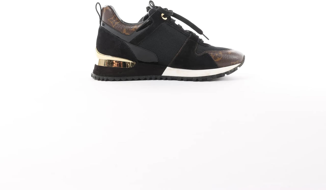 Louis Vuitton Runaway line 22 years Mesh x Leather Sneakers in Black BM0252, Size 36.5 EU Divers