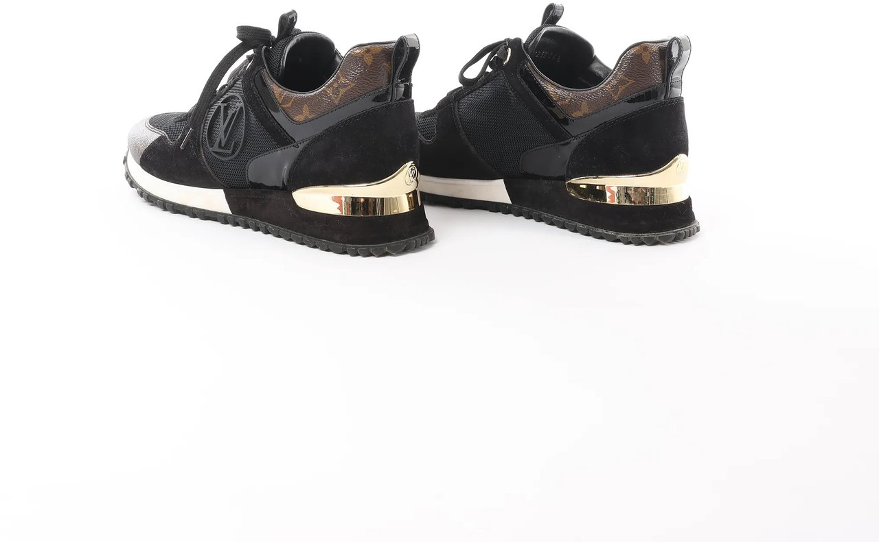 Louis Vuitton Runaway line 22 years Mesh x Leather Sneakers in Black BM0252, Size 36.5 EU Divers