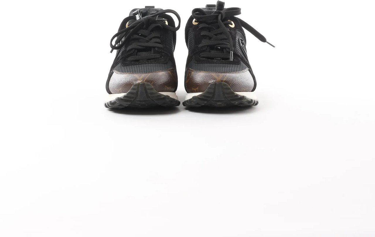 Louis Vuitton Runaway line 22 years Mesh x Leather Sneakers in Black BM0252, Size 36.5 EU Divers