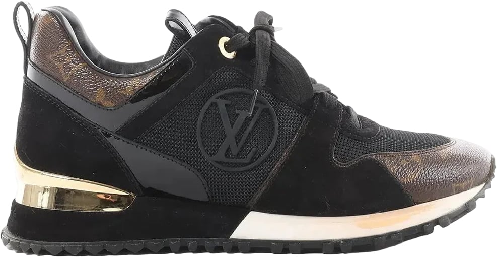 Louis Vuitton Runaway line 22 years Mesh x Leather Sneakers in Black BM0252, Size 36.5 EU Divers