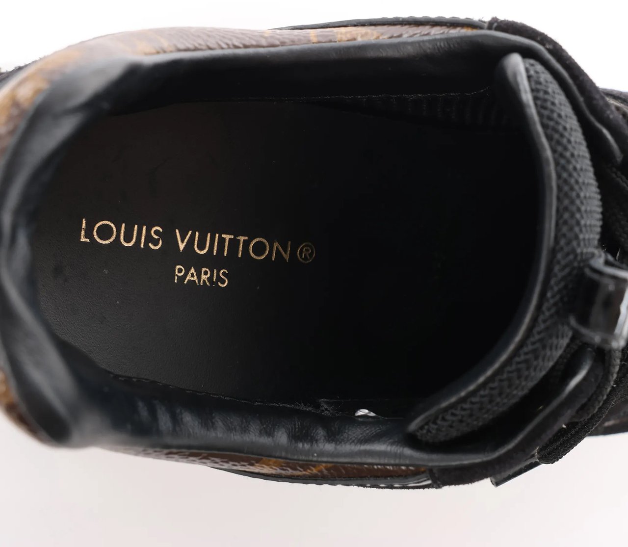 Louis Vuitton Runaway line 22 years Mesh x Leather Sneakers in Black BM0252, Size 36.5 EU Divers