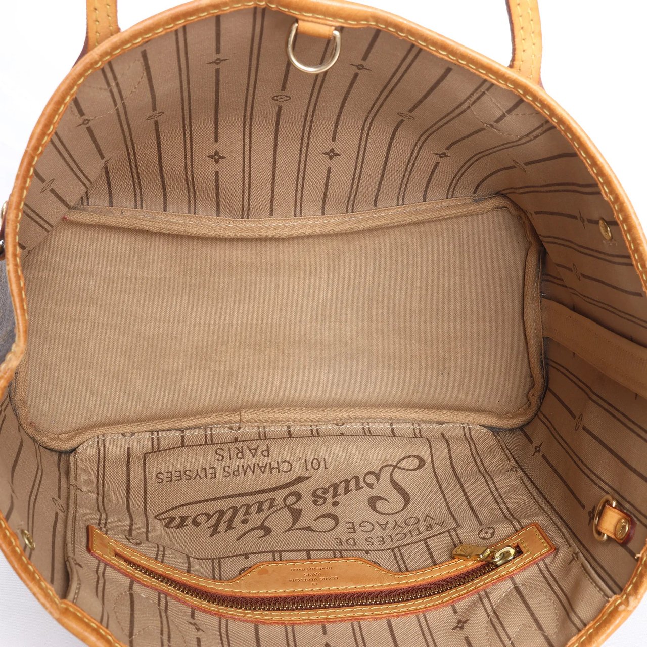 Louis Vuitton Neverfull PM Monogram Canvas Shoulder Bag in Brown M40155 Bruin