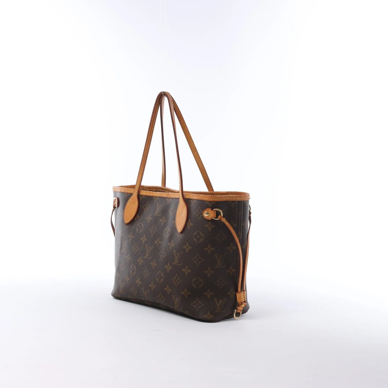Louis Vuitton Neverfull PM Monogram Canvas Shoulder Bag in Brown M40155 Bruin