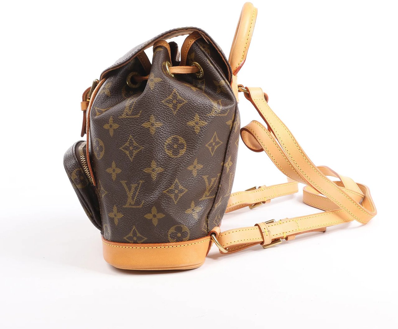 Louis Vuitton Monogram Canvas Montsouris Vintage Mini Backpack M51137 Bruin