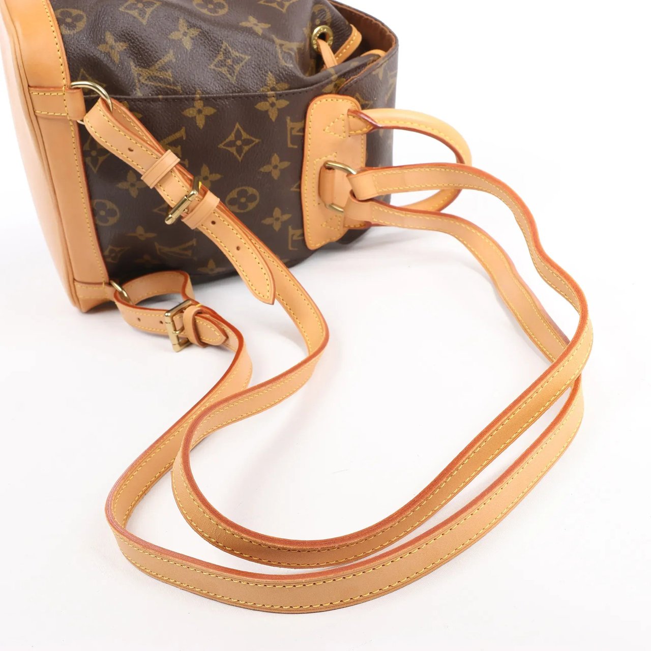 Louis Vuitton Monogram Canvas Montsouris Vintage Mini Backpack M51137 Bruin