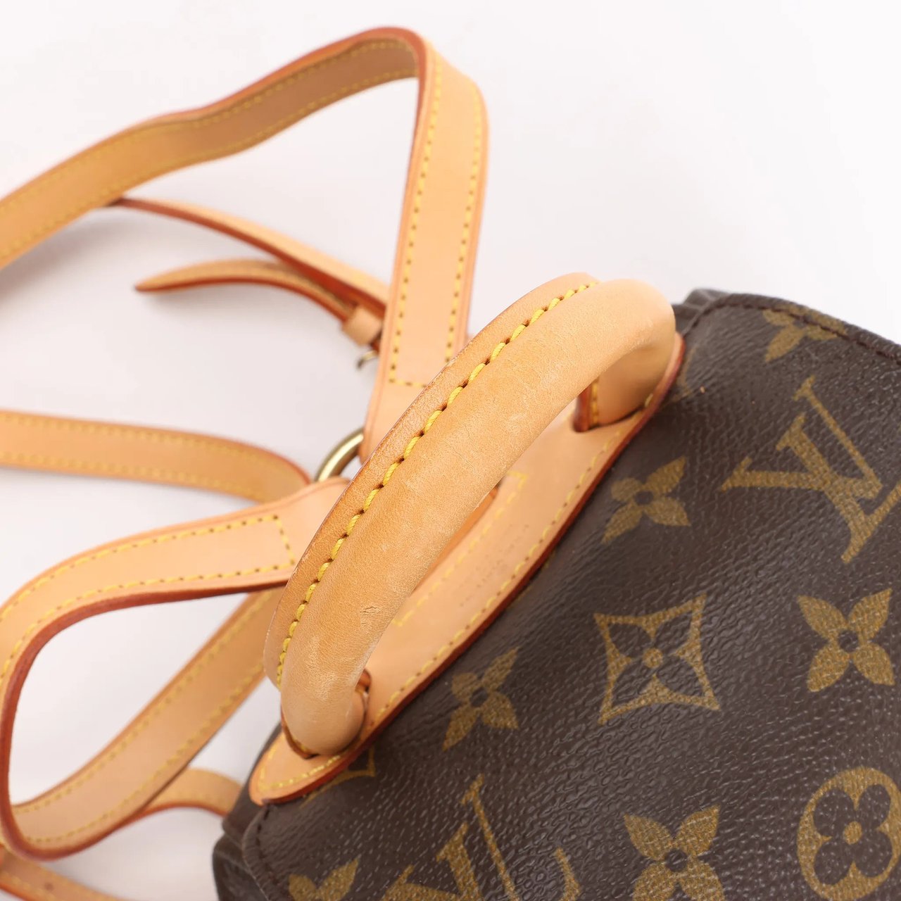 Louis Vuitton Monogram Canvas Montsouris Vintage Mini Backpack M51137 Bruin