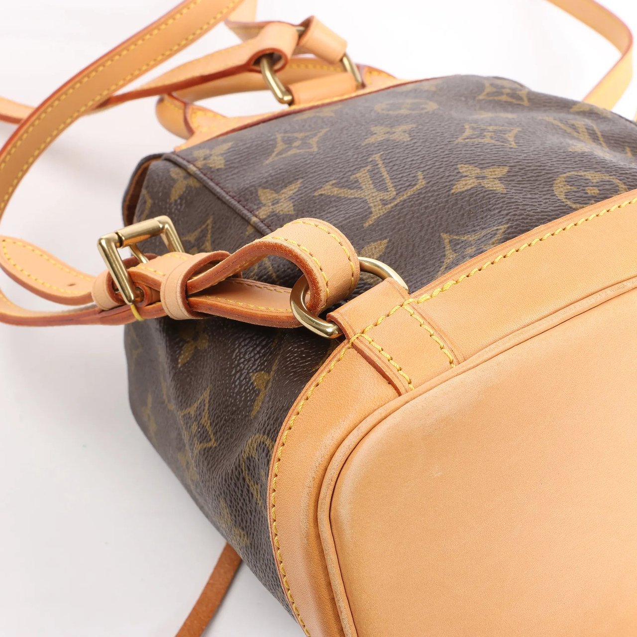 Louis Vuitton Monogram Canvas Montsouris Vintage Mini Backpack M51137 Bruin