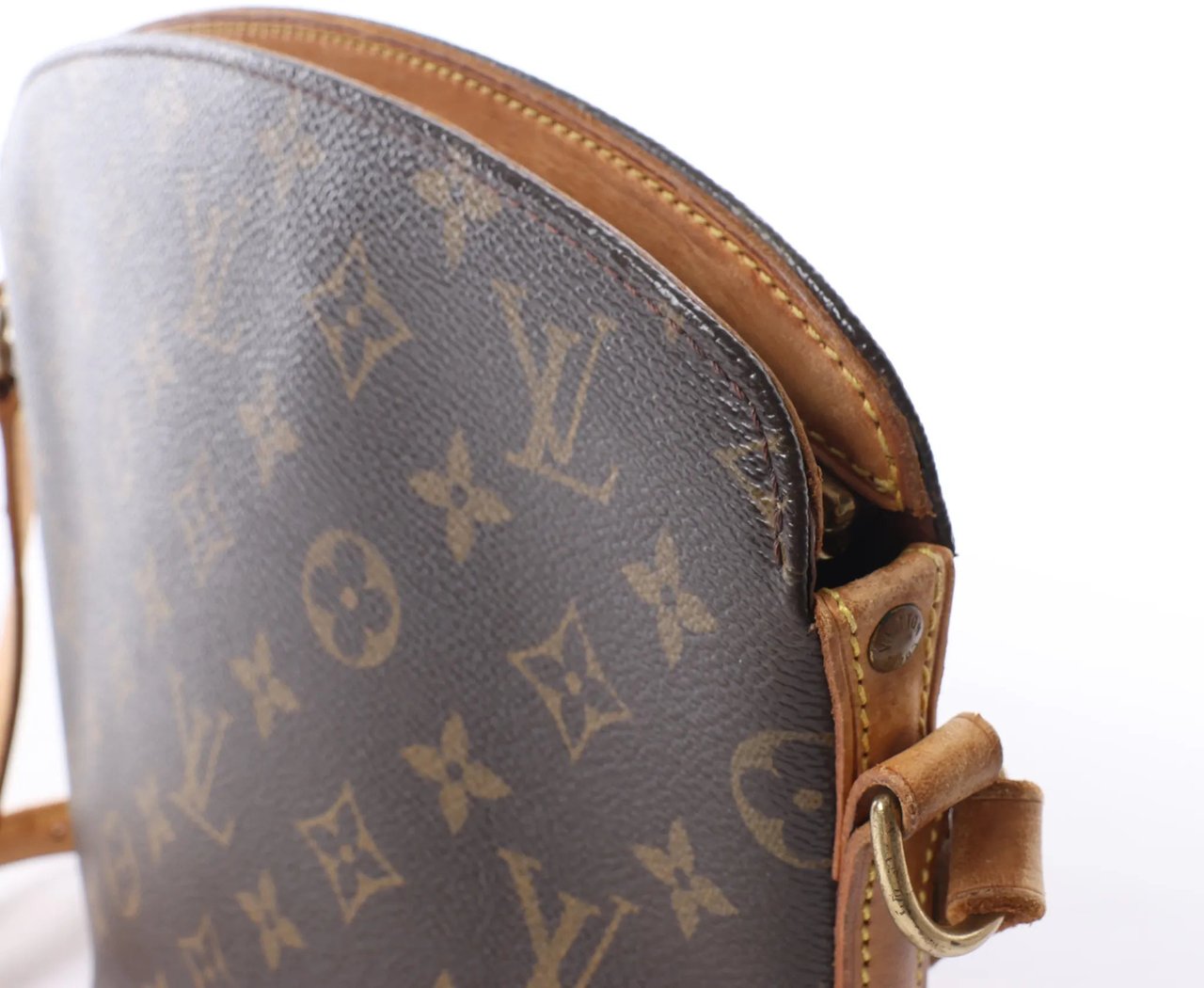 Louis Vuitton Drouot Monogram Canvas Crossbody Bag in Brown M51290 Bruin