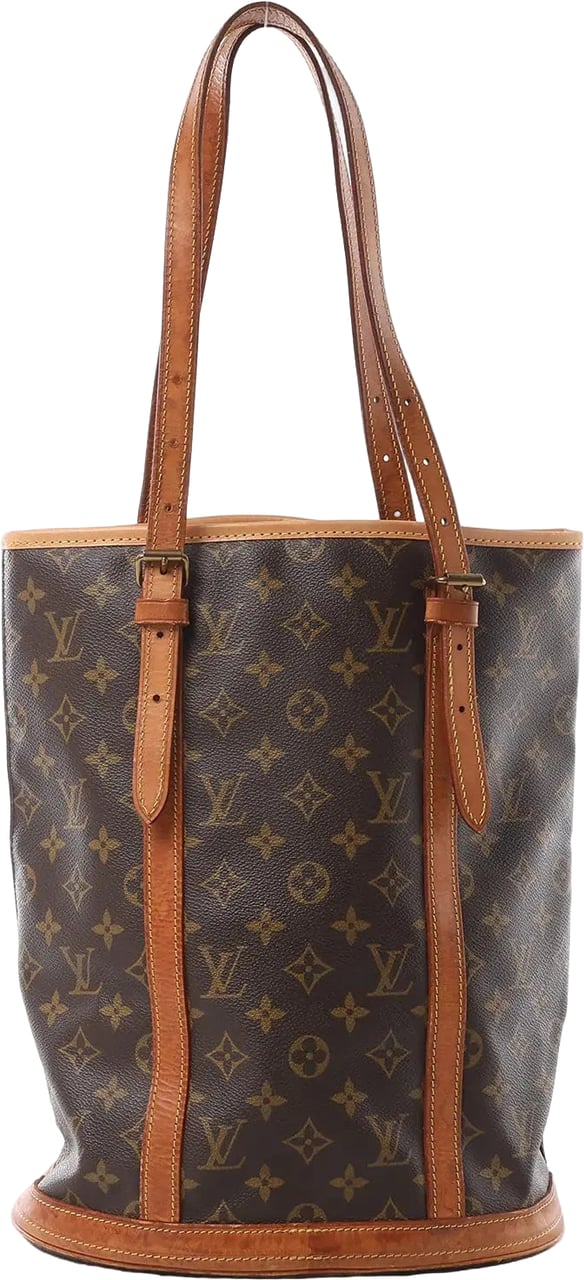 Louis Vuitton Bucket GM Monogram Canvas Shoulder Bag in Brown M42236 Bruin