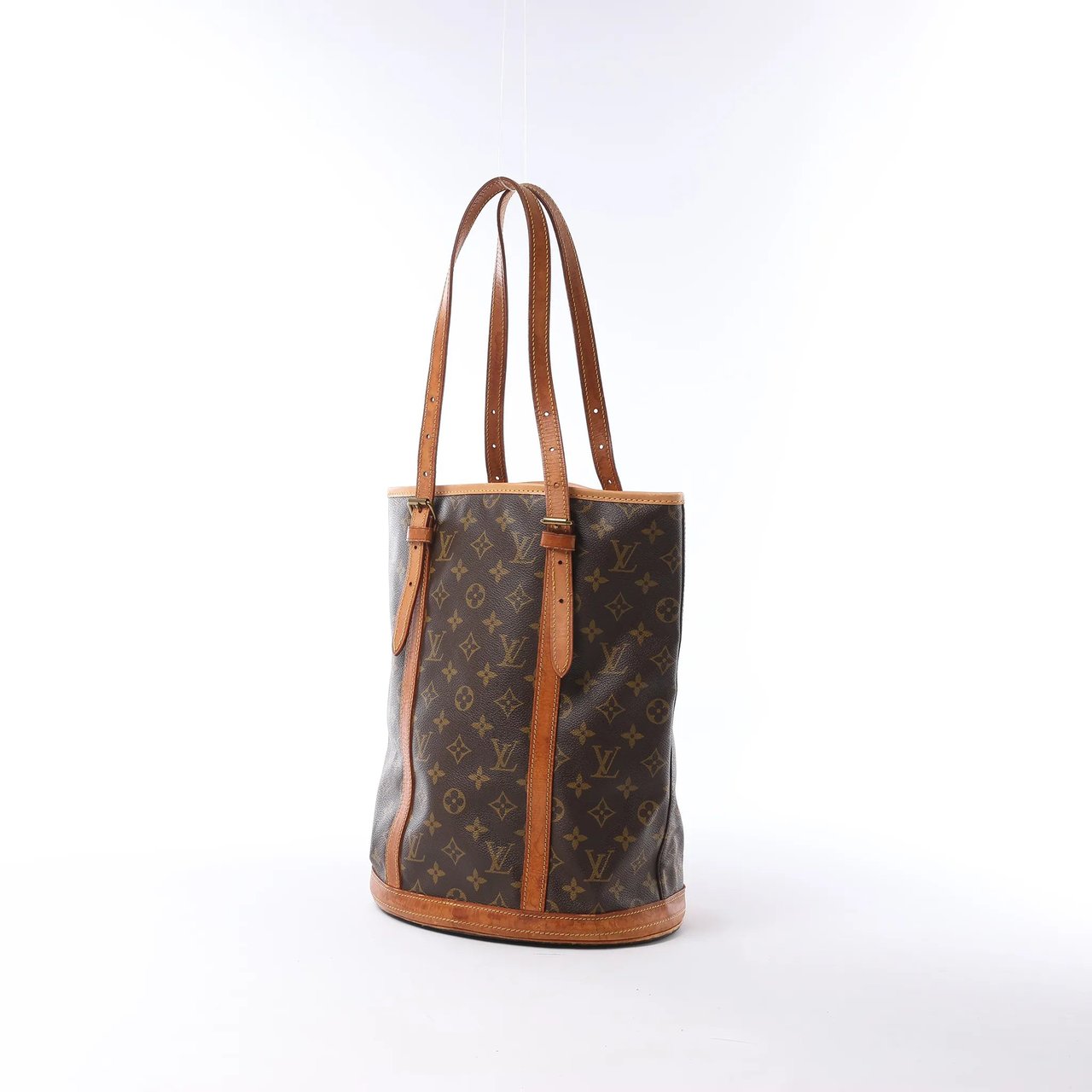 Louis Vuitton Bucket GM Monogram Canvas Shoulder Bag in Brown M42236 Bruin