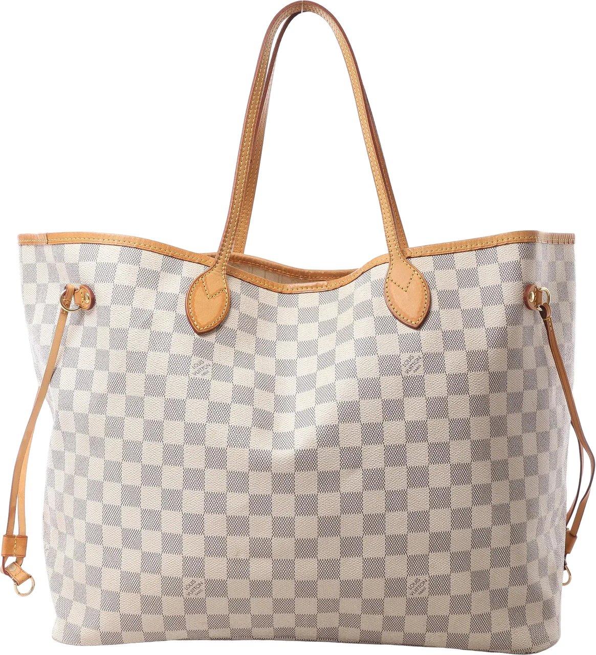 Louis Vuitton Neverfull GM Damier Azur Shoulder Bag in Beige N51108 Beige