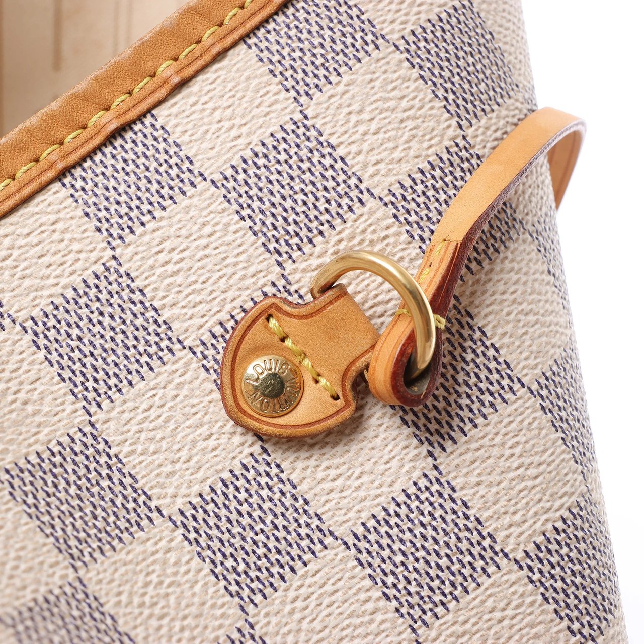 Louis Vuitton Neverfull GM Damier Azur Shoulder Bag in Beige N51108 Beige