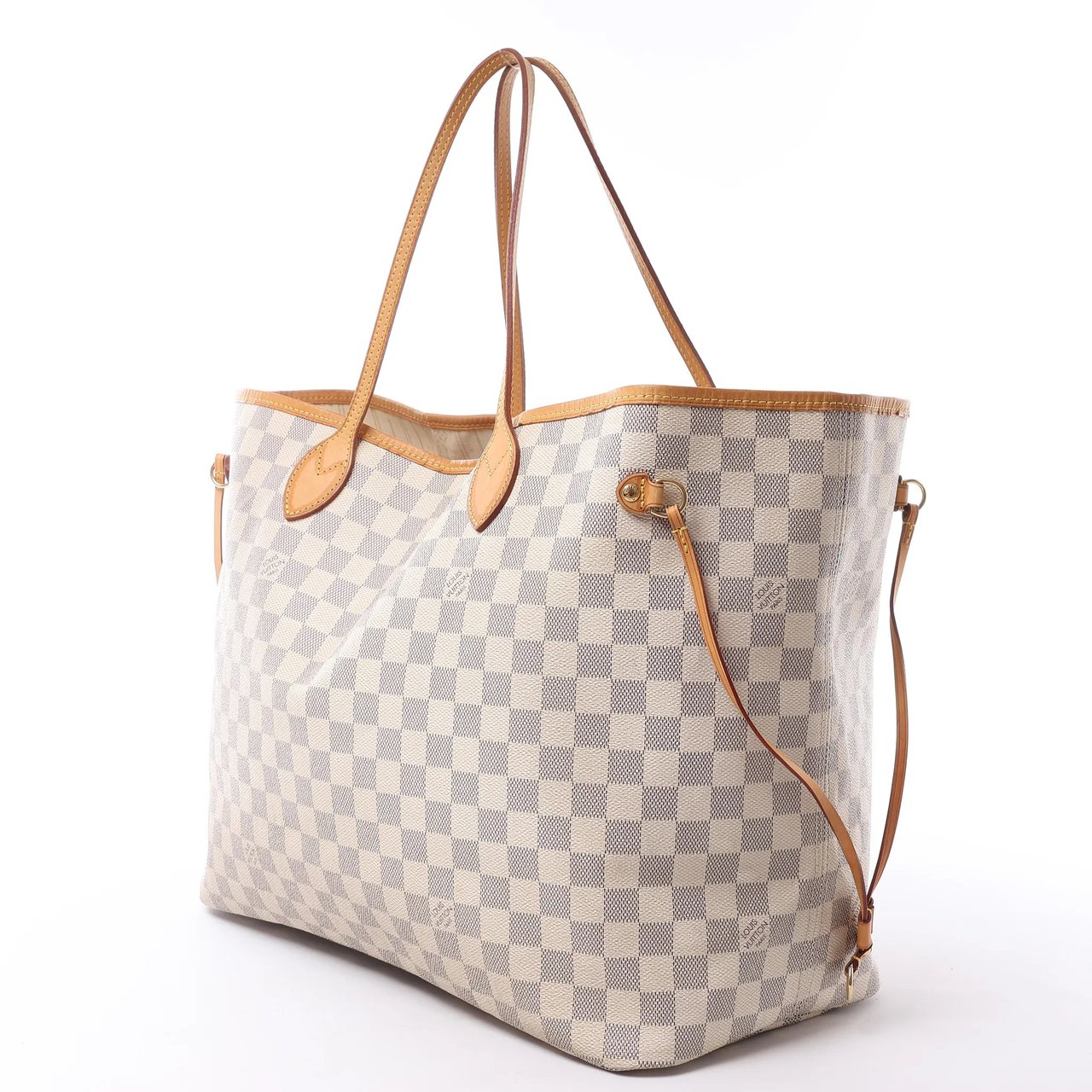 Louis Vuitton Neverfull GM Damier Azur Shoulder Bag in Beige N51108 Beige