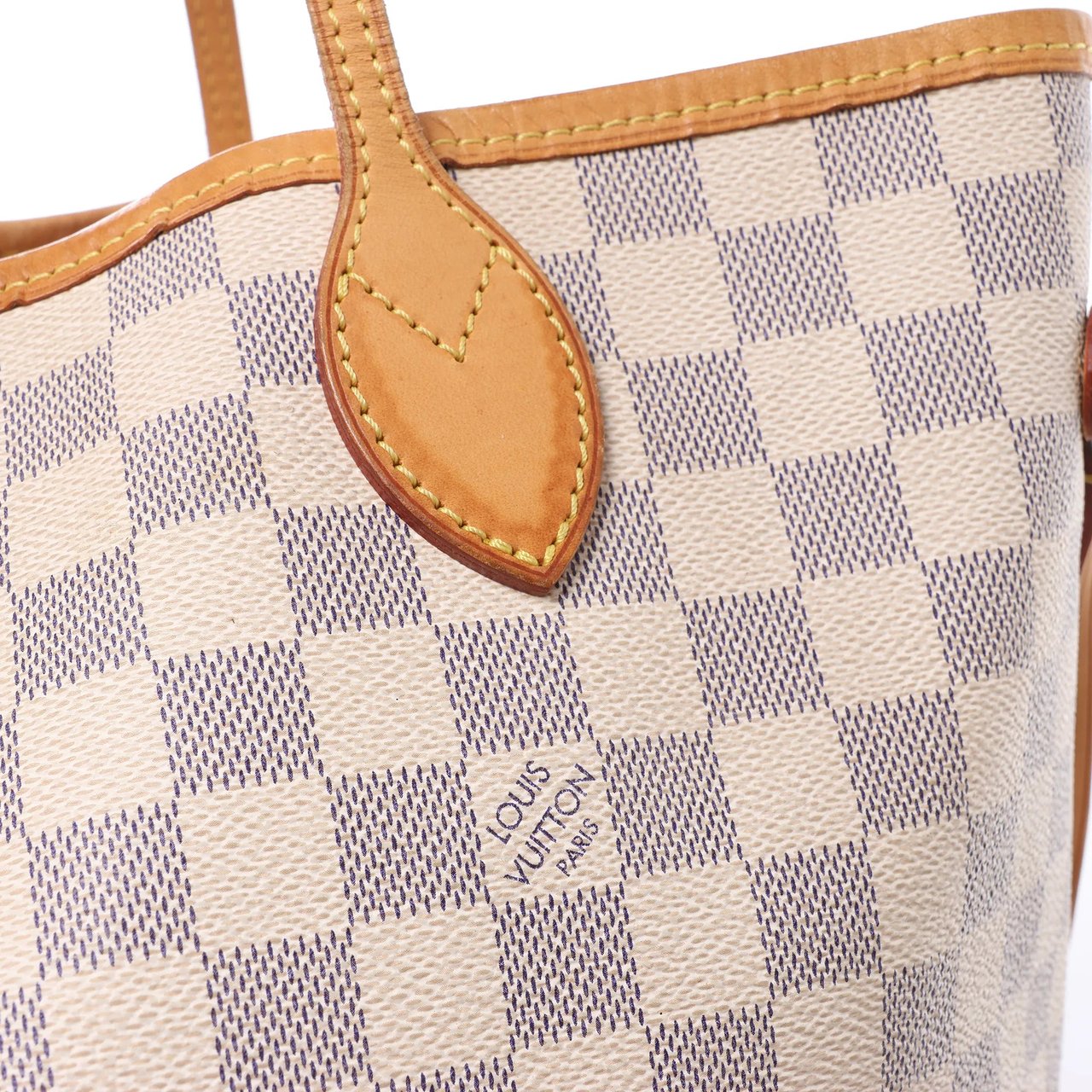 Louis Vuitton Neverfull GM Damier Azur Shoulder Bag in Beige N51108 Beige
