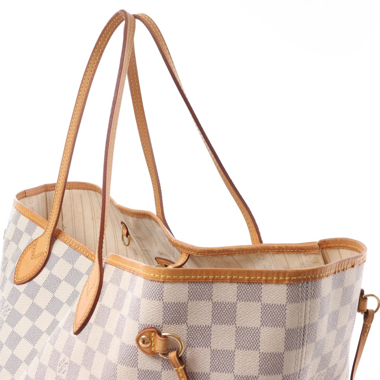 Louis Vuitton Neverfull GM Damier Azur Shoulder Bag in Beige N51108 Beige