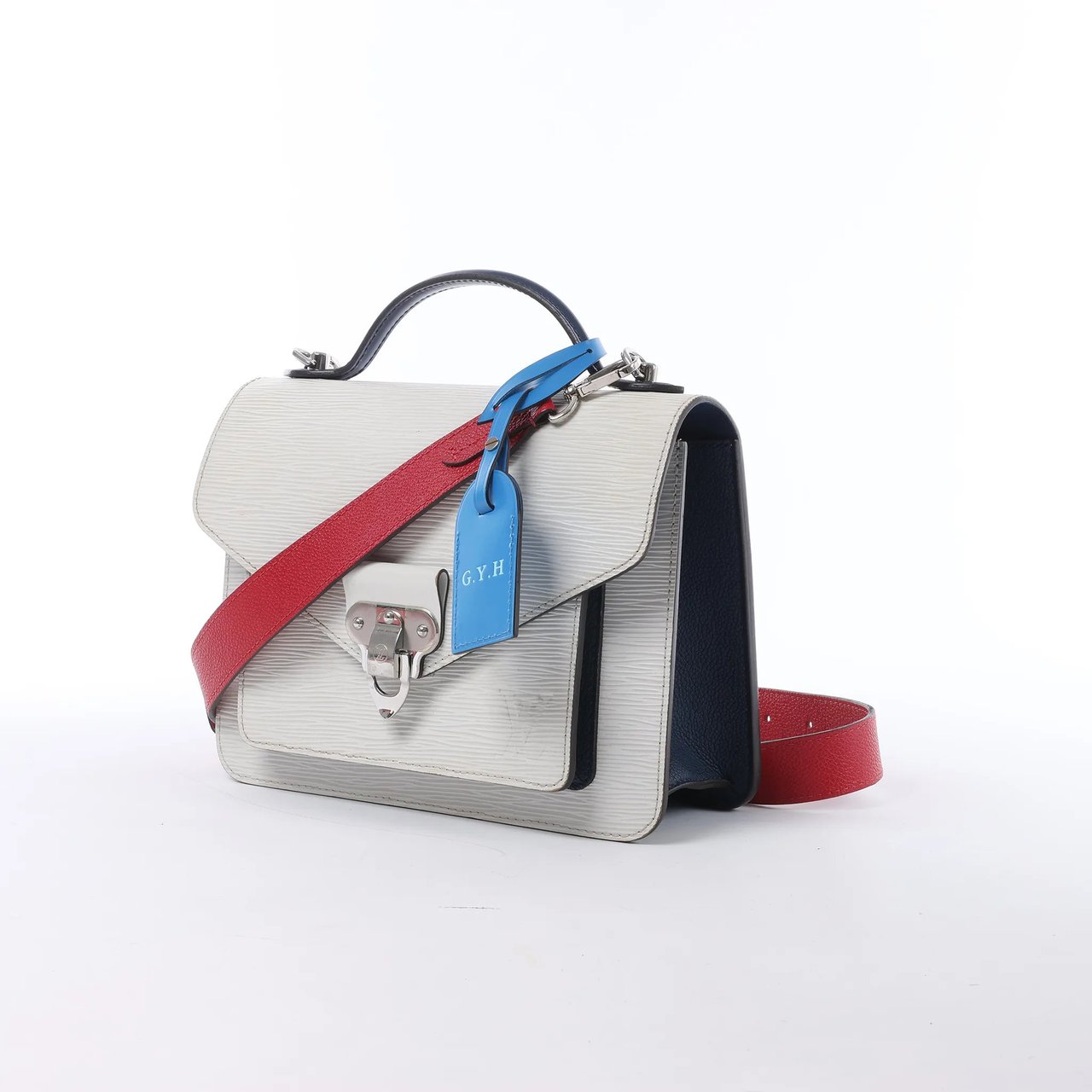 Louis Vuitton Monceau Epi Neo 2Way Handbag in White M55392 Divers