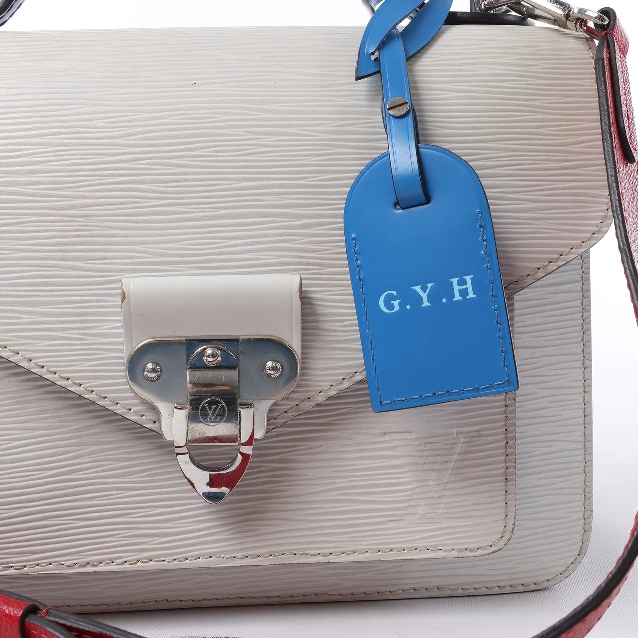 Louis Vuitton Monceau Epi Neo 2Way Handbag in White M55392 Divers