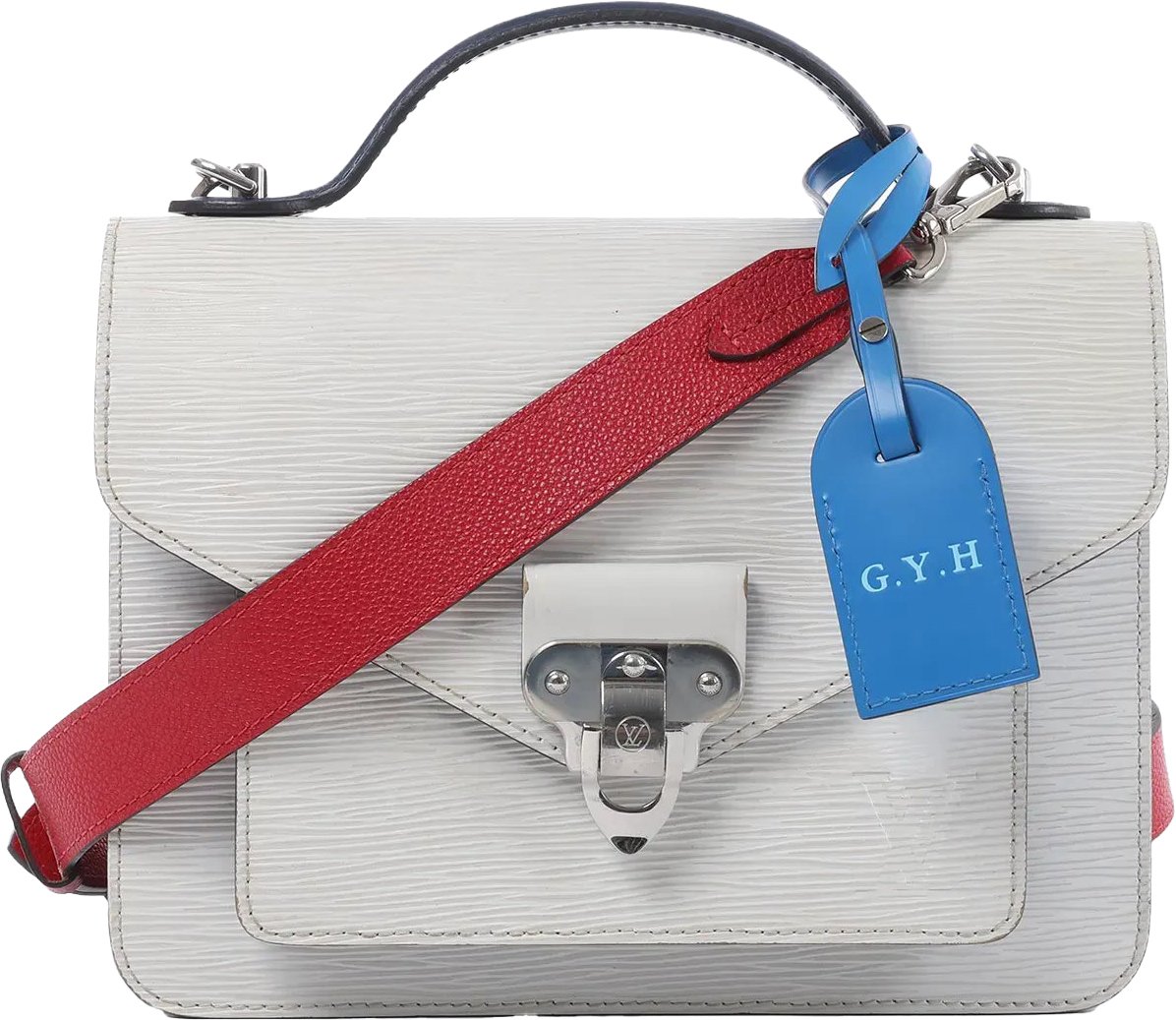 Louis Vuitton Monceau Epi Neo 2Way Handbag in White M55392 Divers