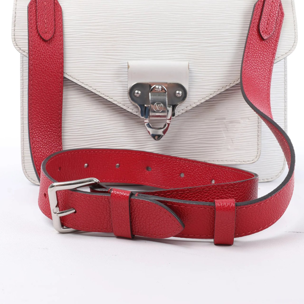 Louis Vuitton Monceau Epi Neo 2Way Handbag in White M55392 Divers