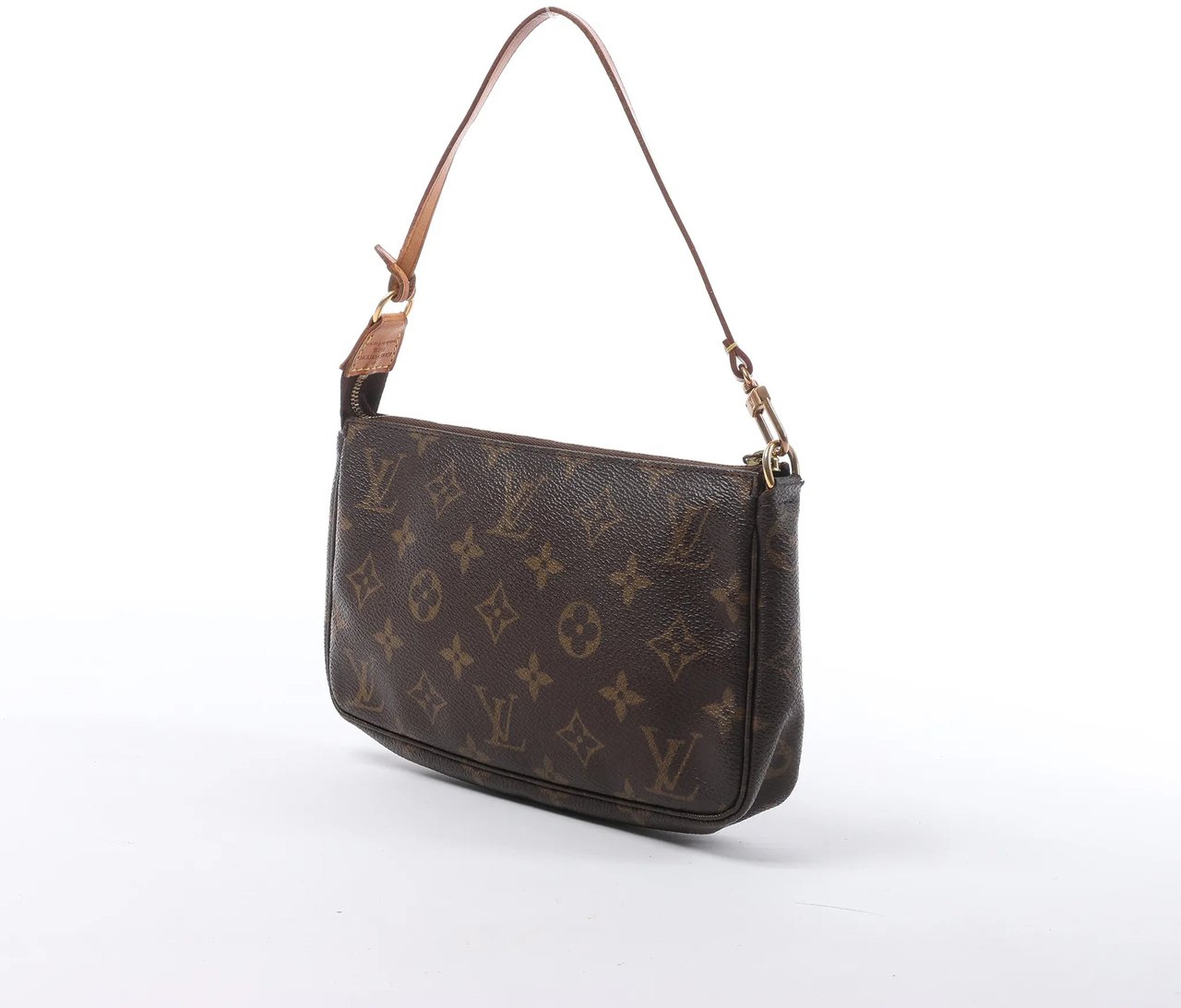 Louis Vuitton Pochette Accessoir Monogram Canvas Handbag in Brown M51980 Bruin