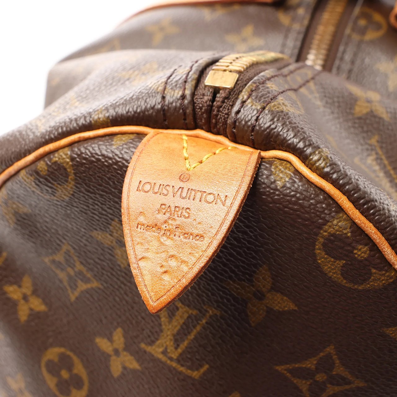 Louis Vuitton Keepall 50 Monogram Canvas Travel Bag in Brown M41426 Bruin