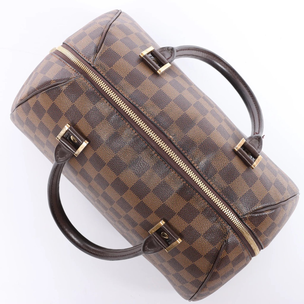 Louis Vuitton Ribera MM Damier Ebene Handbag in Brown N41434 Bruin