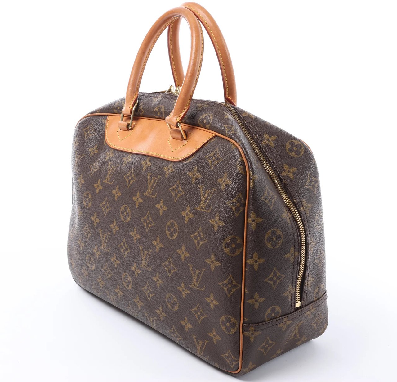 Louis Vuitton Deauville Monogram Canvas Handbag in Brown M47270 Bruin