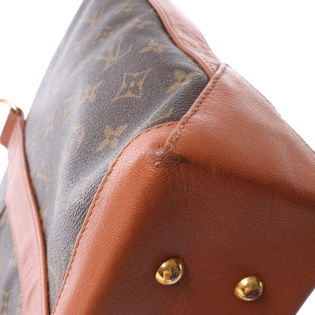 Louis Vuitton Weekend PM Monogram Canvas Handbag in Brown M42425 Bruin