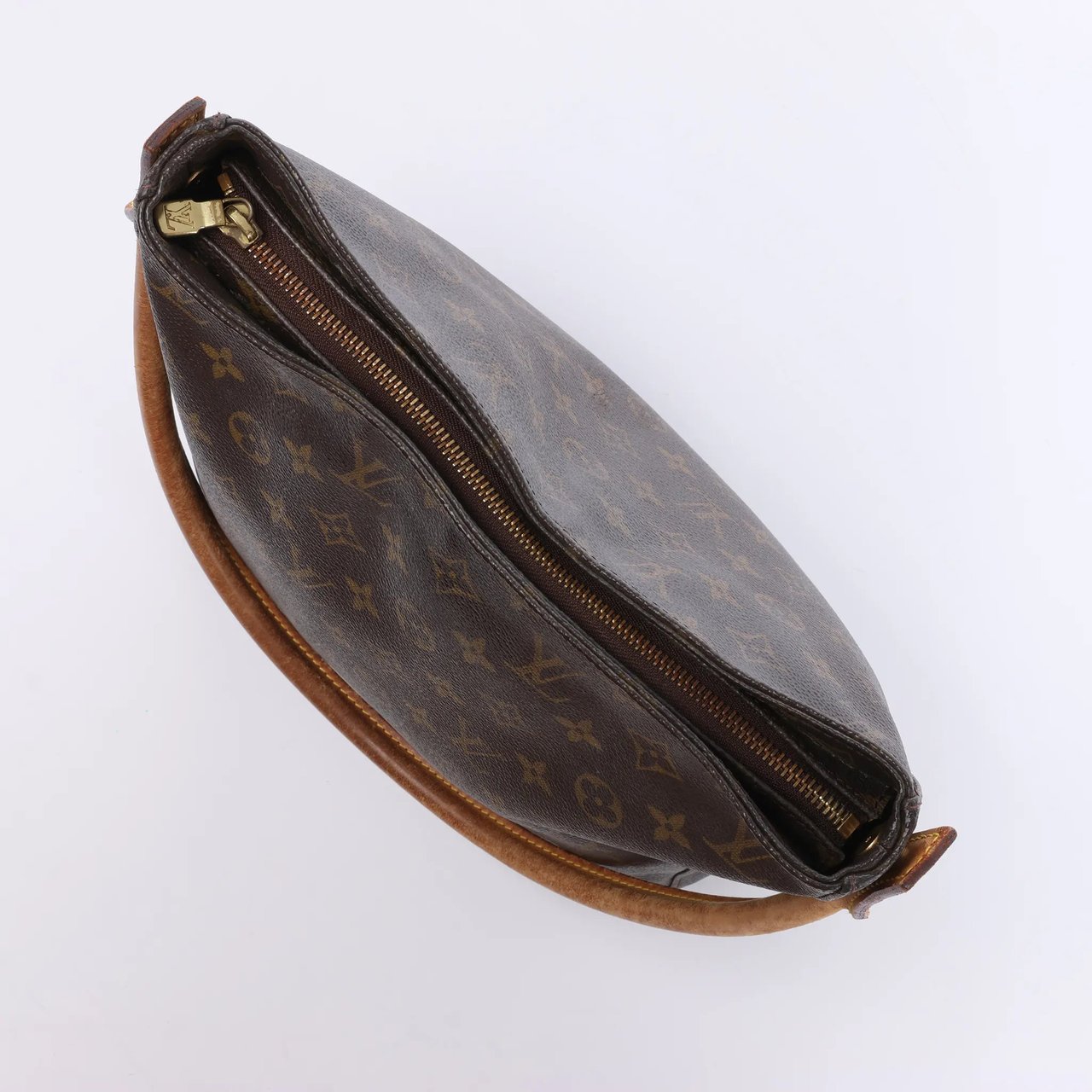 Louis Vuitton Looping GM Monogram Canvas Shoulder Bag in Brown M51145 Bruin