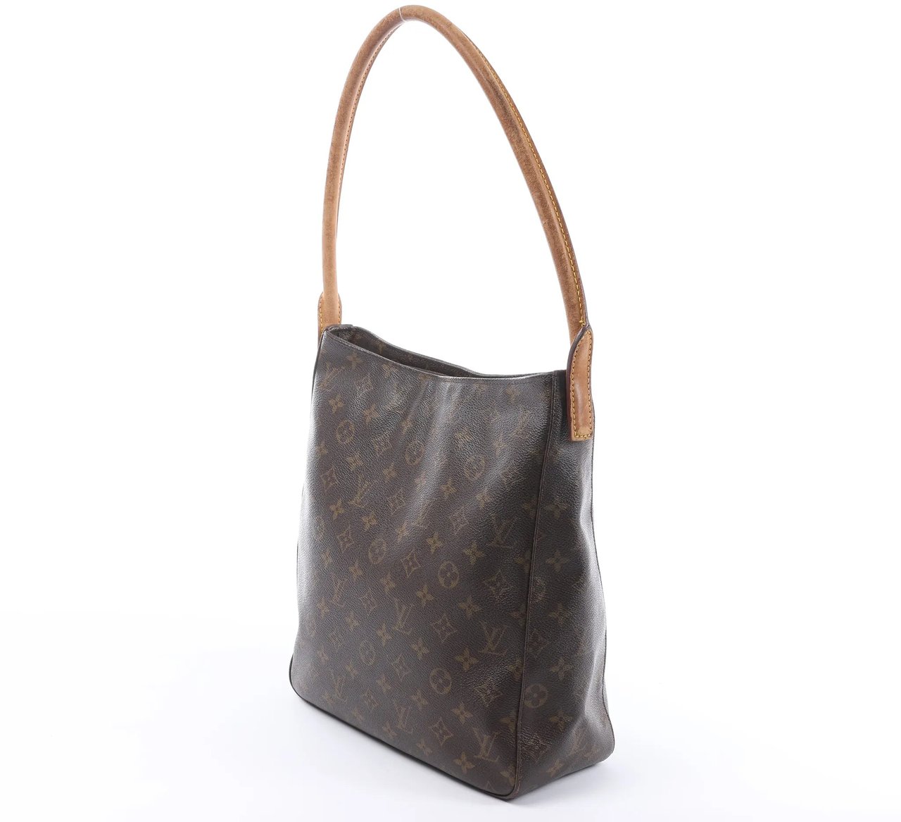 Louis Vuitton Looping GM Monogram Canvas Shoulder Bag in Brown M51145 Bruin