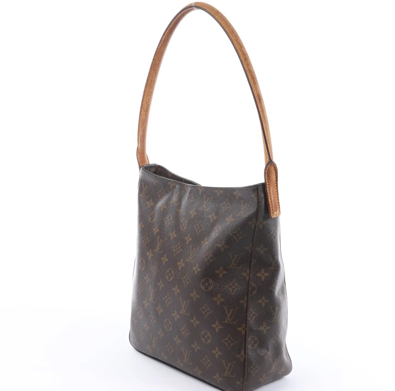 Louis Vuitton Looping GM Monogram Canvas Shoulder Bag in Brown M51145 Bruin