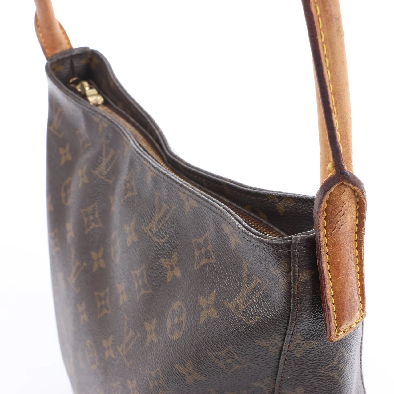Louis Vuitton Looping GM Monogram Canvas Shoulder Bag in Brown M51145 Bruin