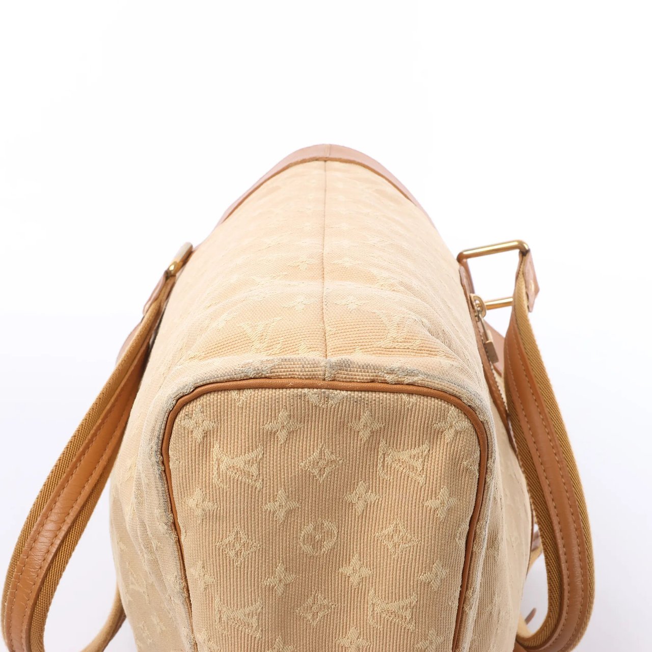 Louis Vuitton Mini Lucille GM Monogram Linen in Beige M92683 Beige