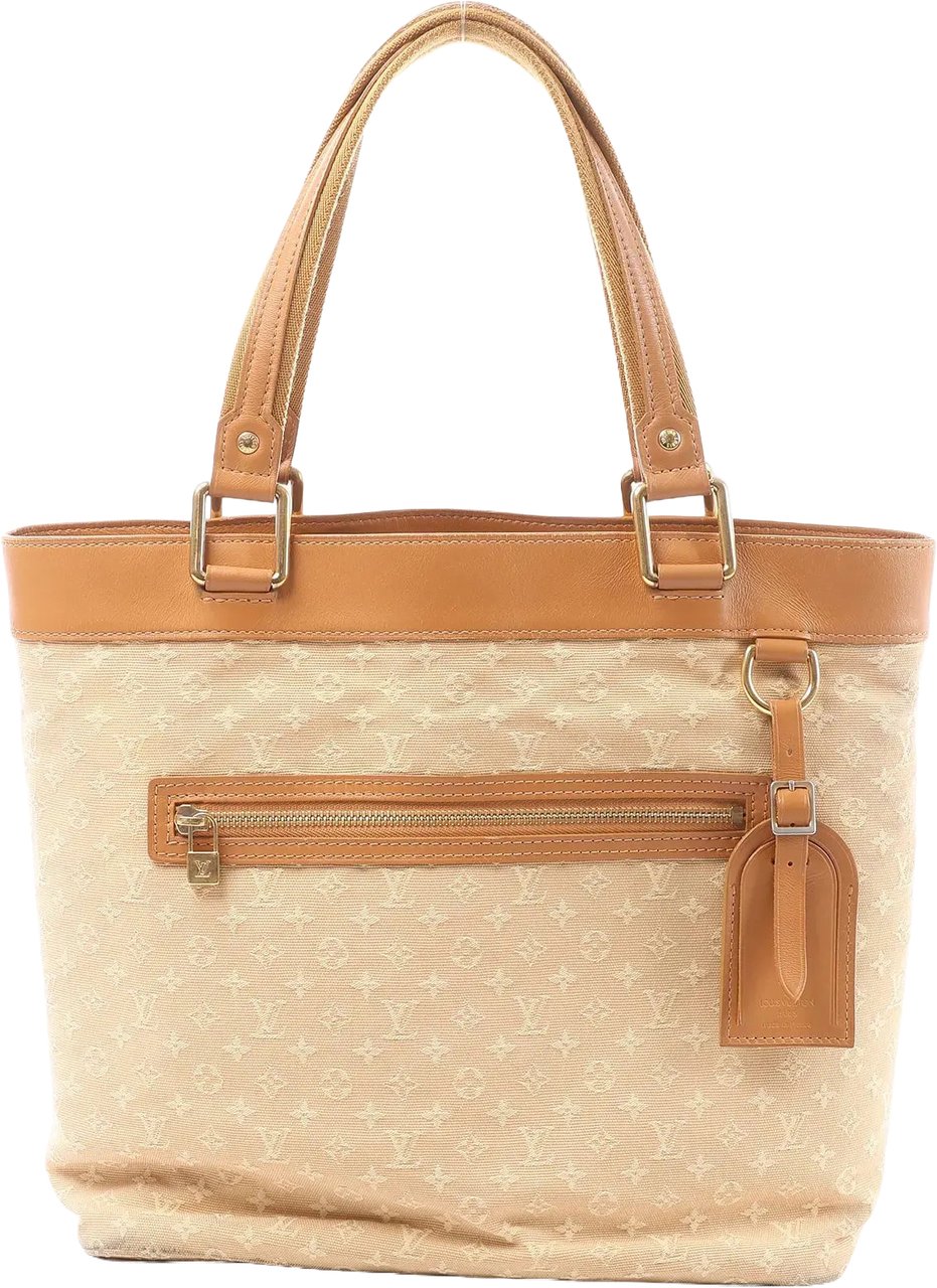 Louis Vuitton Mini Lucille GM Monogram Linen in Beige M92683 Beige