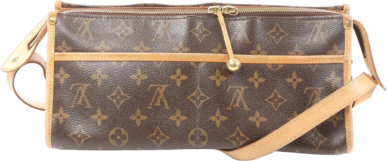 Louis Vuitton Popincourt Long Monogram Crossbody Bag in Brown M40008 Bruin