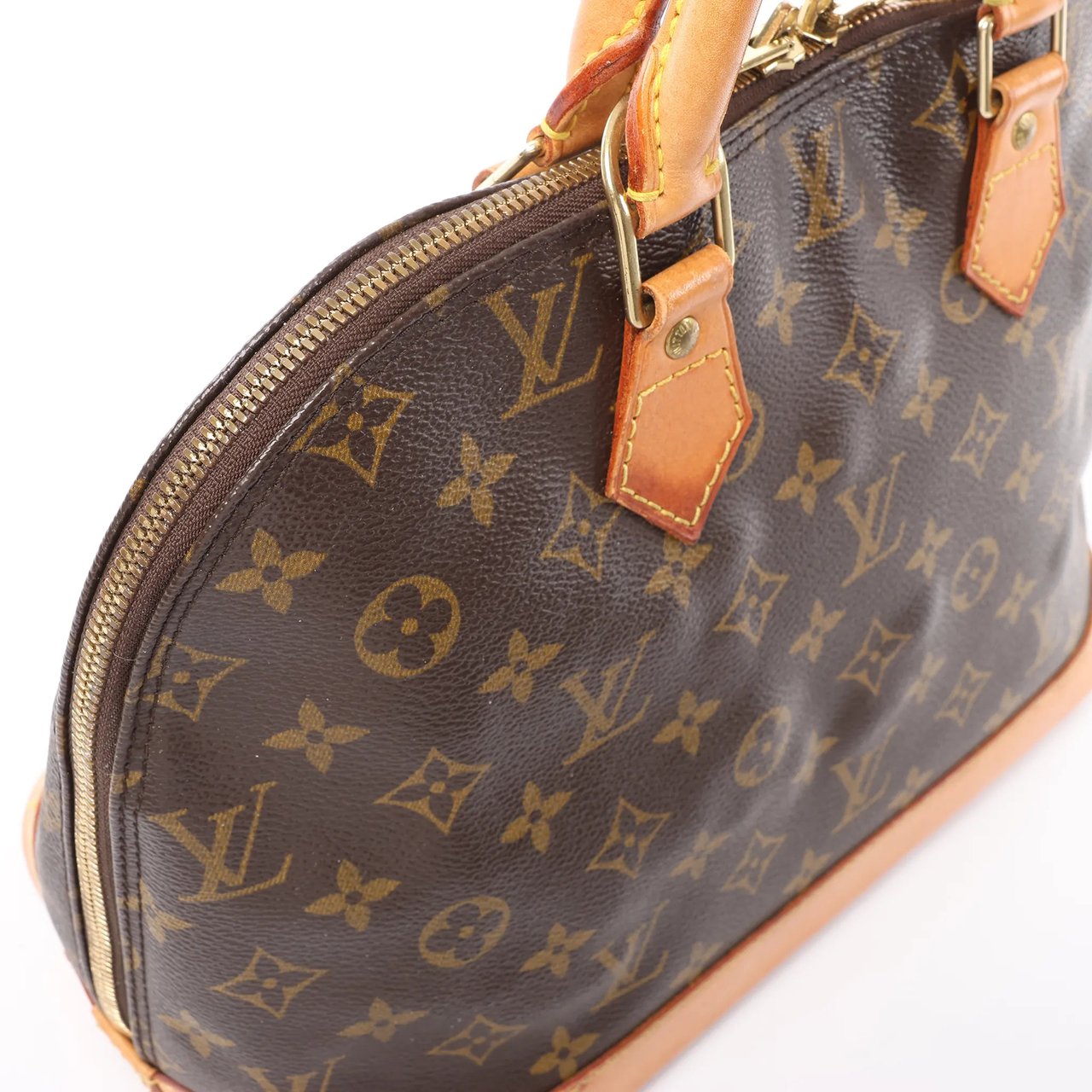Louis Vuitton Alma PM Monogram Canvas Handbag in Brown M51130 Bruin