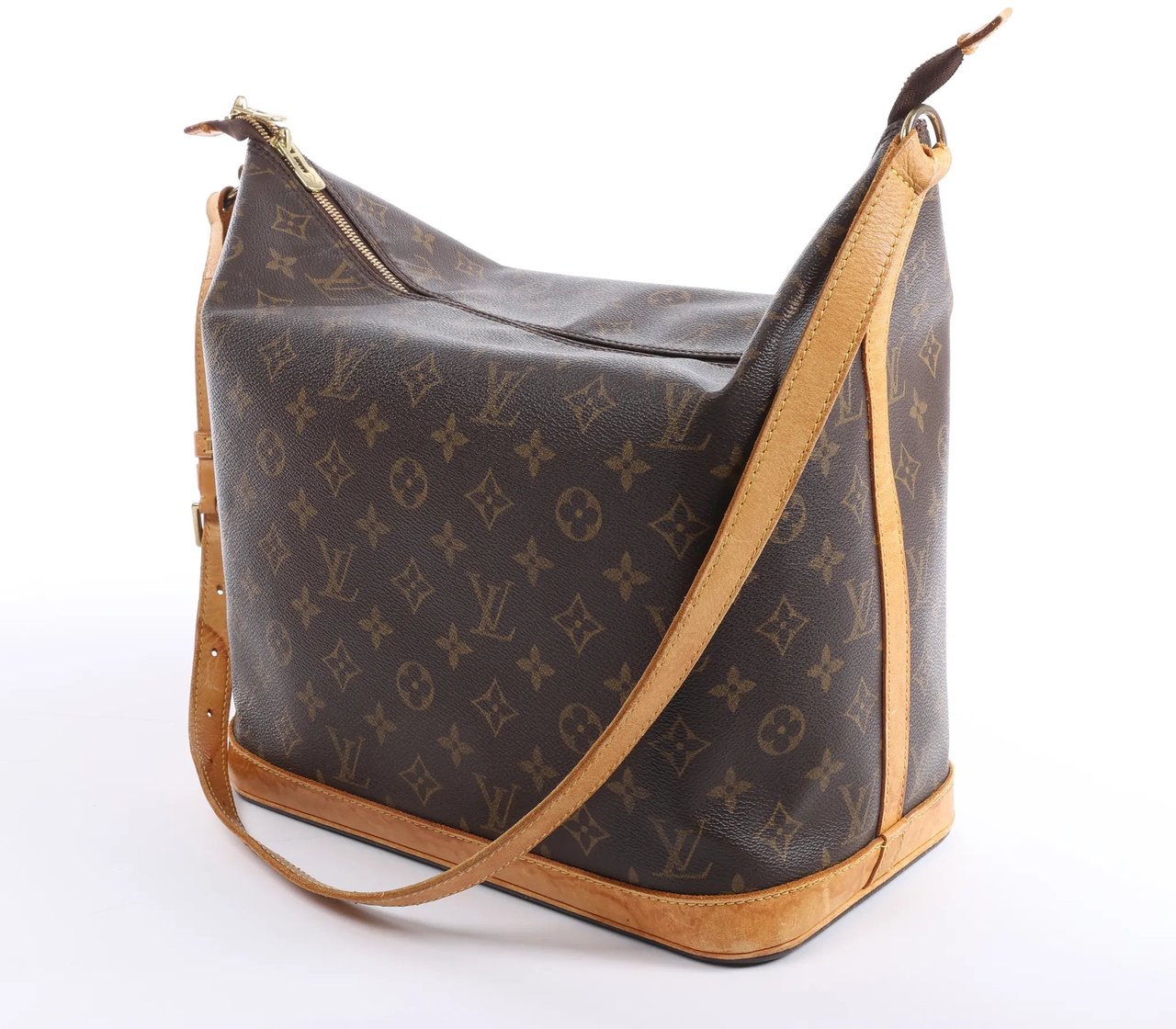 Louis Vuitton Amfar Vanity Three Monogram Canvas Shoulder Bag in Brown M47275 Bruin