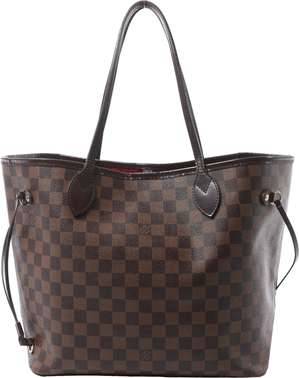 Louis Vuitton Neverfull MM Damier Ebene Shoulder Bag in Brown N51105 Bruin
