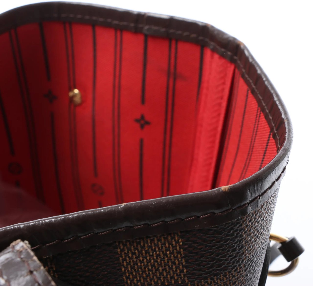 Louis Vuitton Neverfull MM Damier Ebene Shoulder Bag in Brown N51105 Bruin