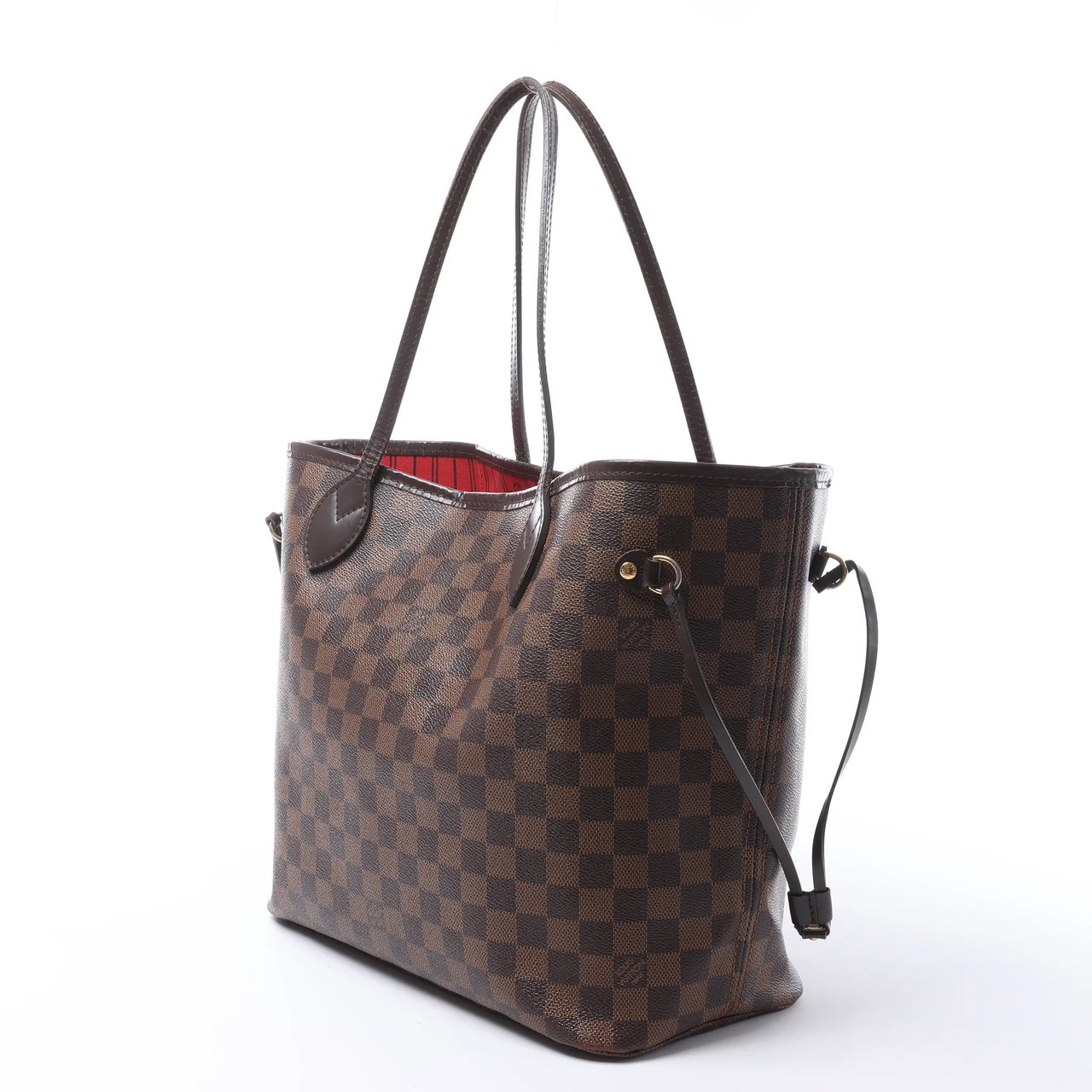 Louis Vuitton Neverfull MM Damier Ebene Shoulder Bag in Brown N51105 Bruin