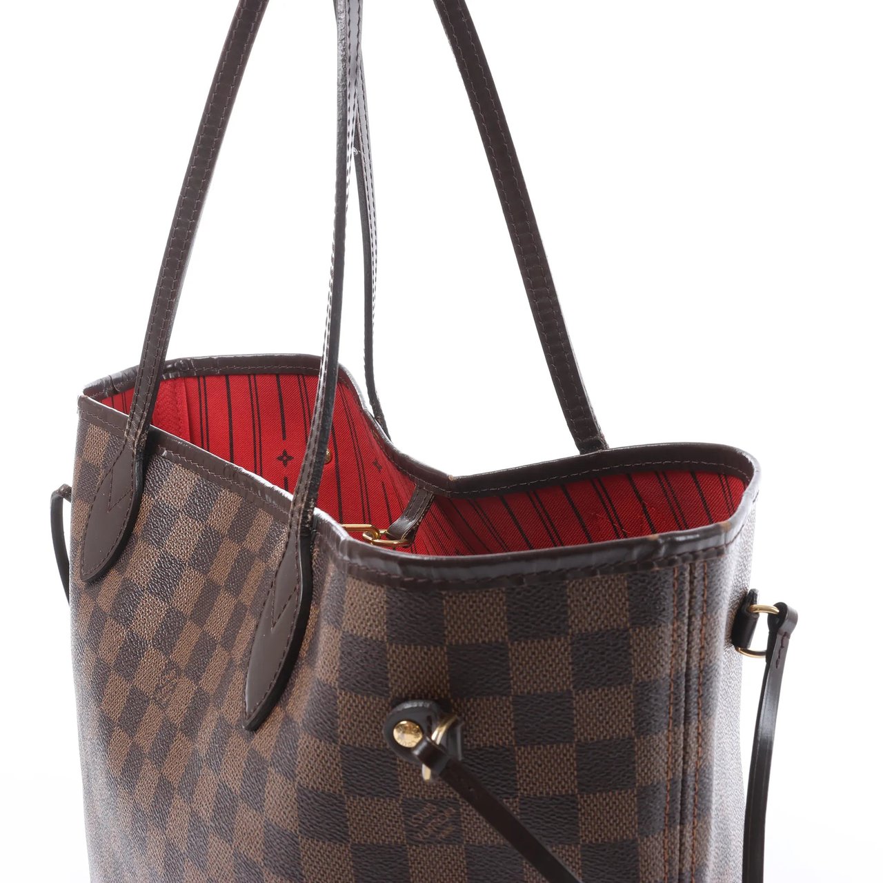 Louis Vuitton Neverfull MM Damier Ebene Shoulder Bag in Brown N51105 Bruin
