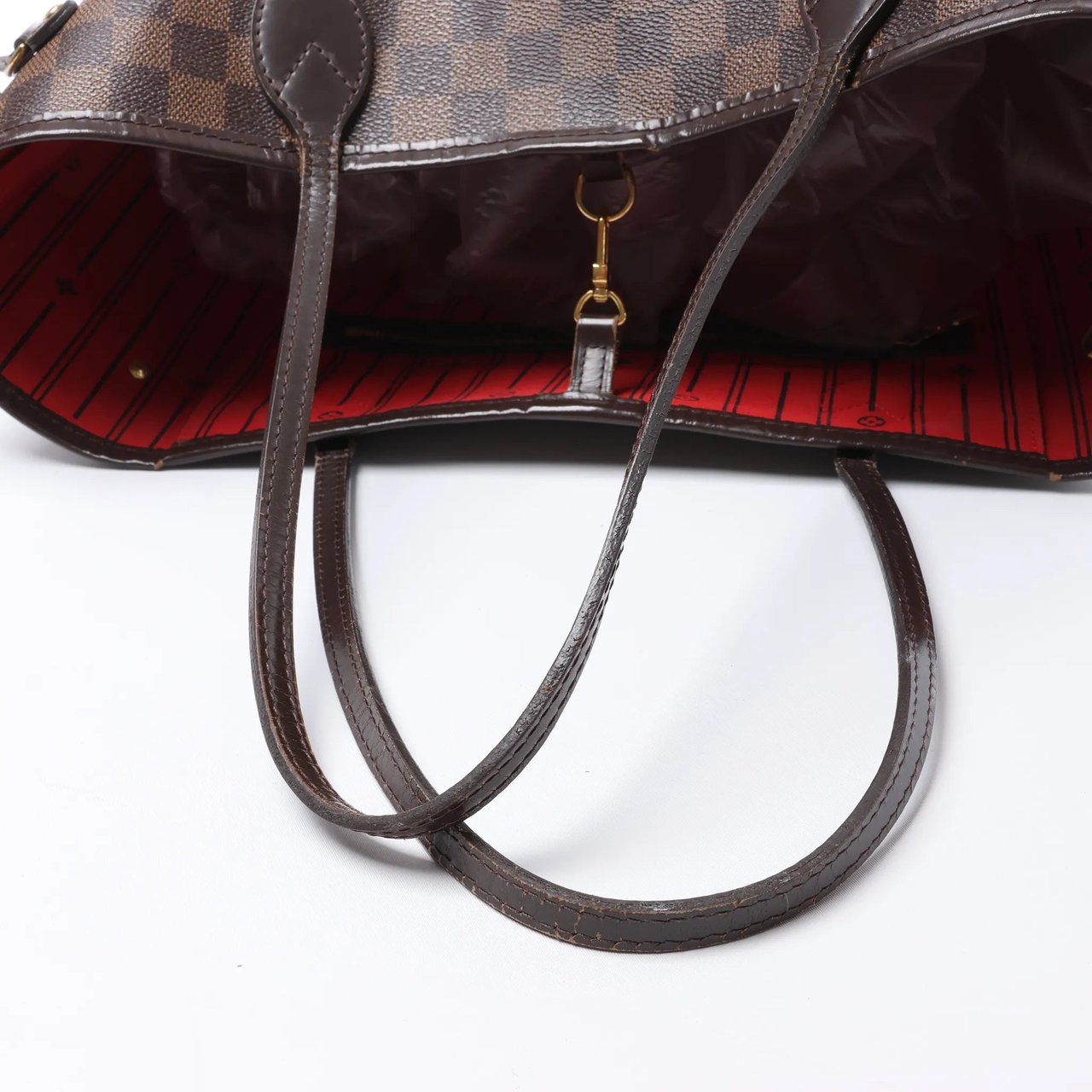 Louis Vuitton Neverfull MM Damier Ebene Shoulder Bag in Brown N51105 Bruin