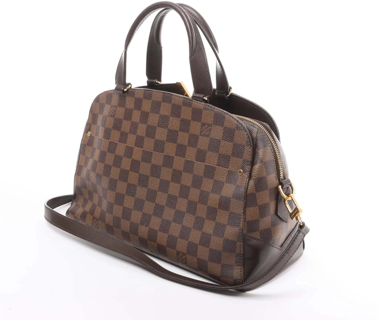 Louis Vuitton Kensington Bowling Damier Ebene 2Way Handbag in Brown N41505 Bruin