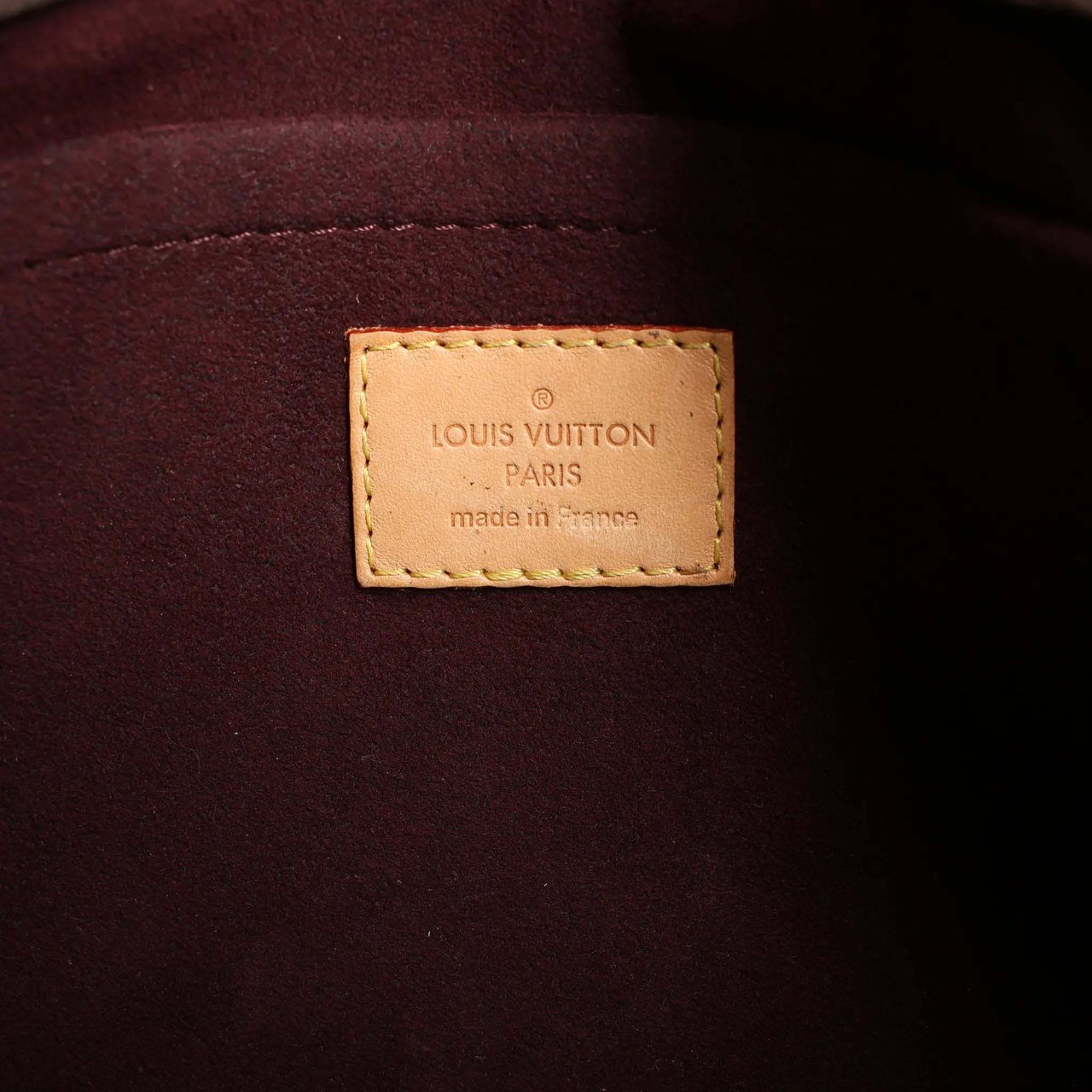 Louis Vuitton Montaigne MM Monogram Canvas 2Way Handbag in Brown M41056 Bruin